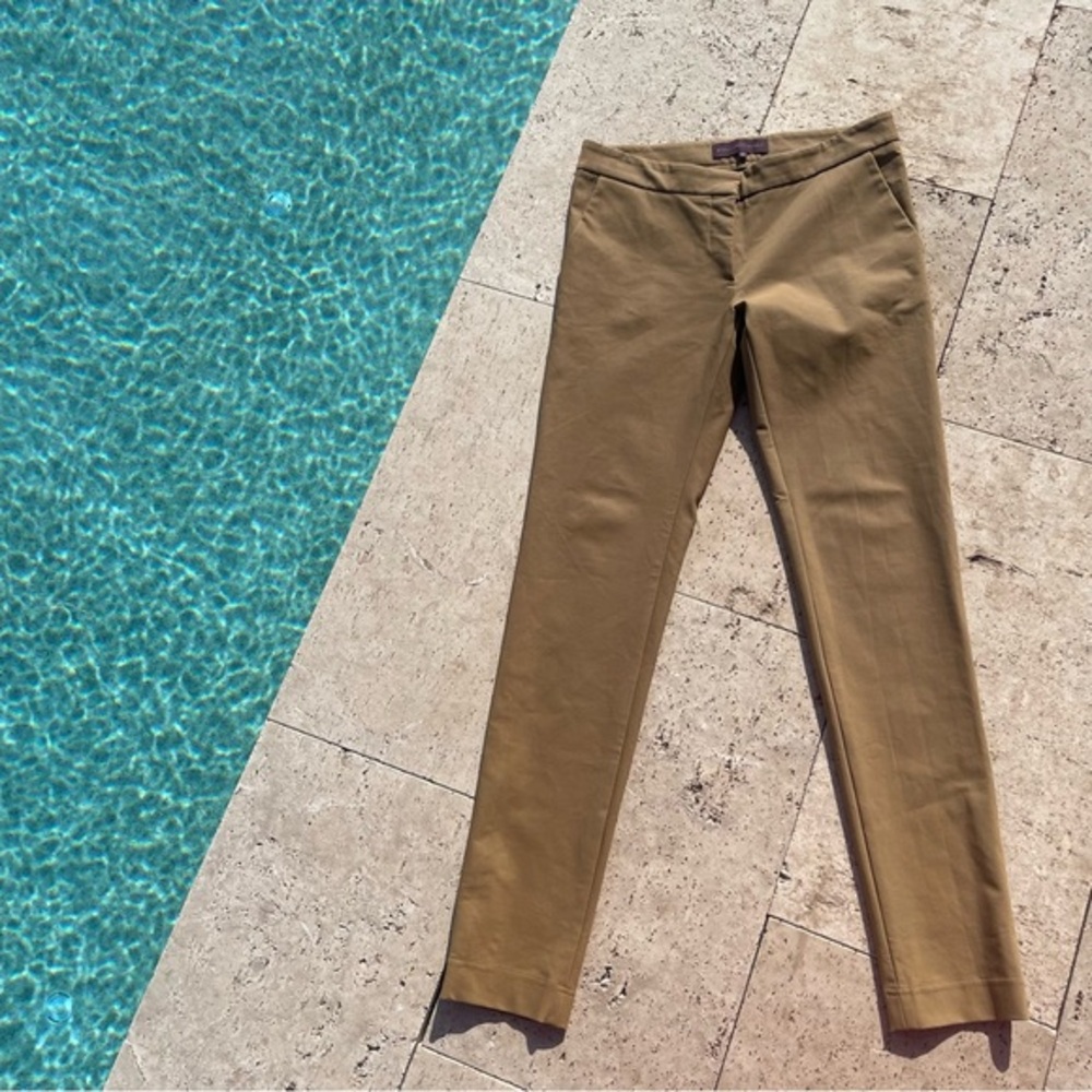 Stella McCartney Scandinavian Elegant Vacation Tan Pants Trousers